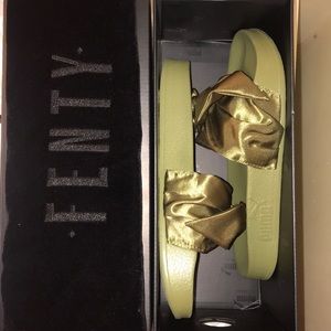 FENTY/Bow Slide Wns/Olive Branch-Puma Silver